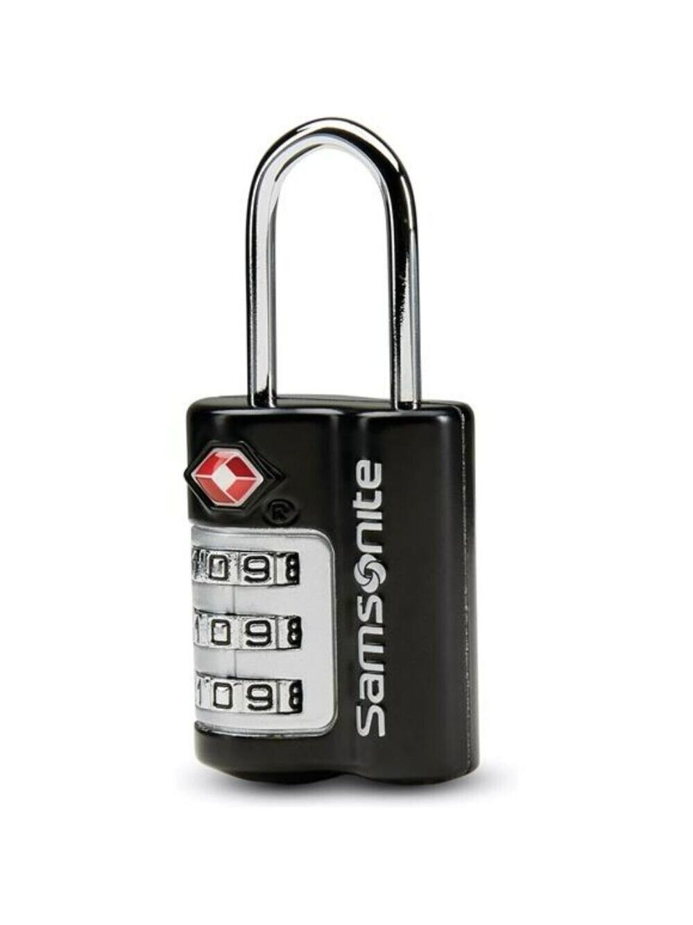 TSA approved luggage lock 3 dial combination travel suitcase backpack lock black